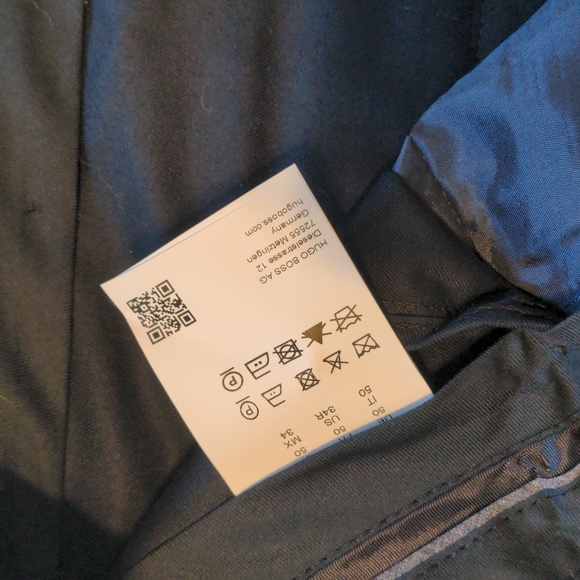 Hugo Boss Raw Hem Dress Pants, 34" - Picture 4 of 7